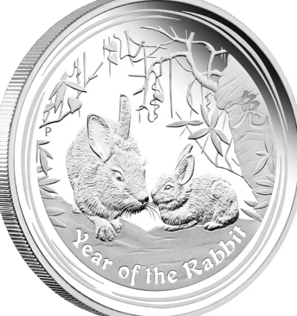 Lunar II - Hase - 1 KG Silber Proof 2011 + Box + COA*