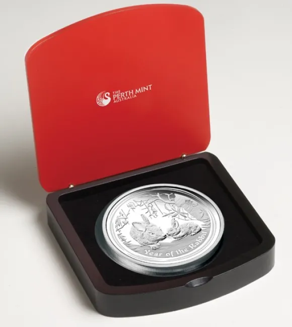 Lunar II - Hase - 1 KG Silber Proof 2011 + Box + COA*