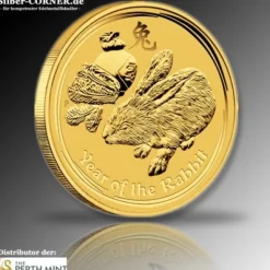 Lunar II Hase 10 Oz Gold 2011