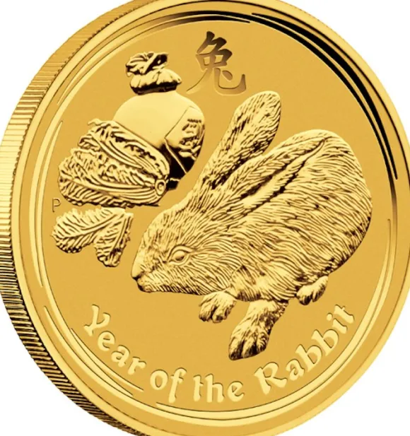Lunar II Hase 2 Oz Gold 2011