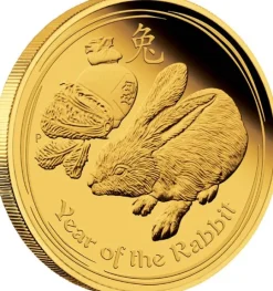 Lunar II - Hase - 1 Unze Gold Proof 2011 + Box + COA