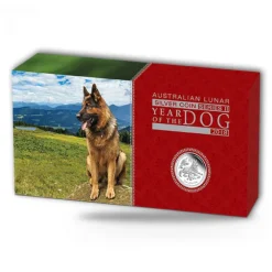 Lunar II - Hund - 3 Coin Set Silber Proof 2018+ Box +COA*