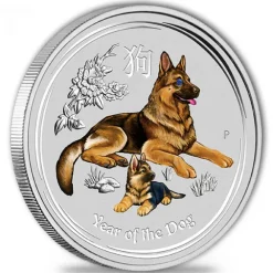 Lunar II - Hund - Gemstone 1 KG Silber + Sapphire*