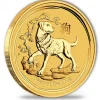 Lunar II - Hund - 10 Oz Gold 2018 mit Gebrauchsspuren