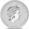 Lunar II - Hund - 2 Oz Silber 2018 *