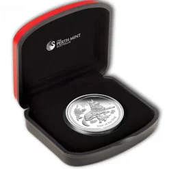 Lunar II Hund 1 Oz Silber Proof + Box + Zertifikat *