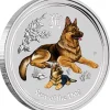 Lunar II - Hund - Typeset 4 x 1 Oz Silber 2018 +Box +COA*