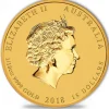 Lunar II - Hund - 1/10 Unze Gold farbig 2018