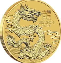Lunar III - Drache - 1/4 Unze Gold 2024