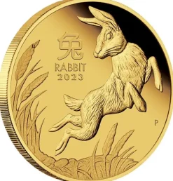 Lunar III - Hase - 1 Unze Gold Proof + Box + COA