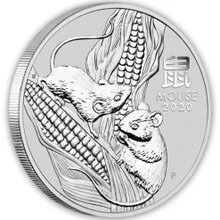 Lunar III Maus 1/2 Oz Silber 2020 *
