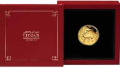 Lunar III - Ochse - 1/4 Oz Gold Proof 2021 +Box +COA