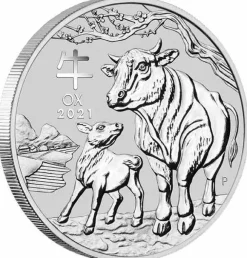 Lunar III - Ochse - 1 Unze Silber 2021*