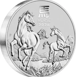 Lunar III Pferd 1 KG Silber 2026