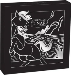 Lunar III - Pferd - 1 Kg Silber Privy Mark Gold 2026 + Box + CoA