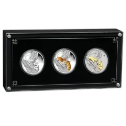 Lunar III Serie Jahr der Maus 1 Oz Silber Trio 2020*