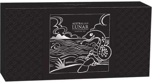 Lunar III Three-Coin-Set Silber Schlange 2025*