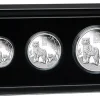 Lunar III - Tiger - 3 Coin Set Silber Proof + Box + COA*