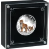 Lunar III - Tiger - 1 Oz Silber Proof coloriert +Box +COA *