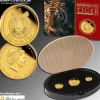 Lunar II - Jahr des Tigers - 3-Coin Set Gold Proof