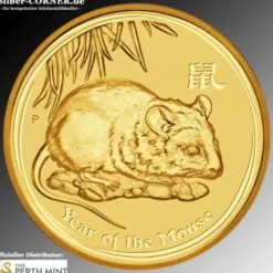 Lunar II - Maus - 1/20 Oz Gold 2008