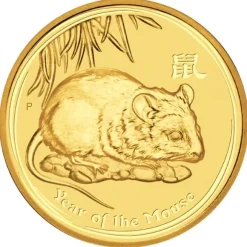 Lunar II Maus 2 Oz Gold 2008