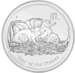 Lunar II - Maus - 10 Unzen Silber 2008 *