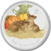 Lunar II - Maus - 2 Unzen Silber farbig 2008*