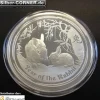Lunar II 2 Oz Proof Silber Hase 2011 + CoA*