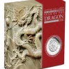 Lunar II 5 Oz Silber Proof Drache 2012 +Box +COA*