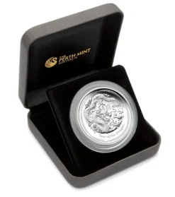 Lunar II 5 Oz Silber Proof Drache 2012 +Box +COA*