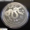 Lunar II 2 Oz Silber Proof Schlange 2013 + CoA *