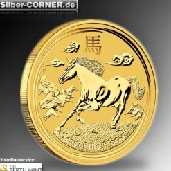 Lunar II Pferd 1 KG Gold 2014