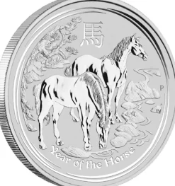 Lunar II - Pferd - 10 KG Silber 2014 *