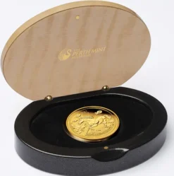 Lunar II Pferd 1 Oz Gold Proof 2014+ Box + COA