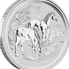 Lunar II - Pferd - 1 Oz Silber 2014 *