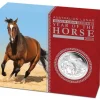 Lunar II - Pferd - 1/2 Oz Silber Proof 2014 + Box + CoA*