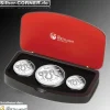 Lunar II - Schlange - 3 Coin Set Proof Silber 2013+ Box + CoA *