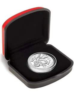 Lunar II Schlange 1 Oz Silber High Relief + Box + CoA*