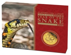 Lunar II - Schlange - 1 Unze Gold Proof 2013 + Box + Zertifikat