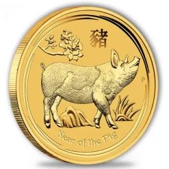 Lunar II - Schwein - 1 KG Gold 2019