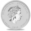 Lunar II - Schwein - 1 KG Silber farbig 2019*