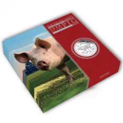 Lunar II - Schwein - 1 KG Silber Proof + Box + COA*