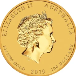 Lunar II - Schwein - 1 Oz Gold 2019