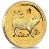 Lunar II - Schwein - 2 Oz Gold 2019