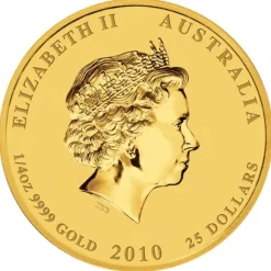 Lunar II Tiger 1/4 Oz Gold 2010