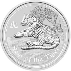 Lunar II - Tiger - 5 Oz Silber 2010 *