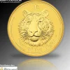 Lunar II - Tiger - 2 Unzen Gold 2010