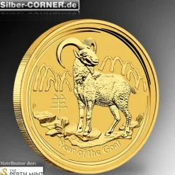 Lunar II Ziege 1 Kg Gold 2015
