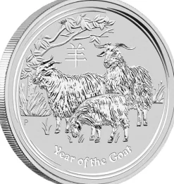 Lunar II - Ziege - 1 KG Silber 2015 *